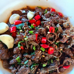 ก้อยเนื้อ สุก