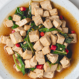 เต้าหู้ผัดกะเพรา