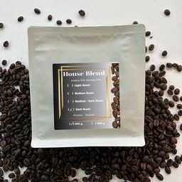 เมล็ดกาแฟ House Brand (ไทย 50%,โรบัสต้า50%) Dark Roast