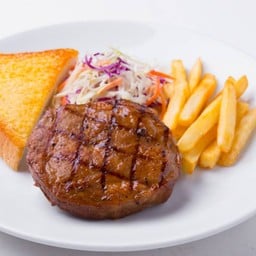 สเต็กหมูพริกไทยดำ