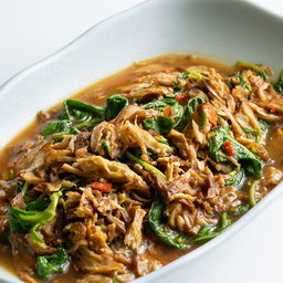 เป็ดผัดกะเพรา