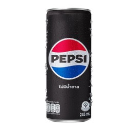 เป๊บซี่ สูตรไม่มีน้ำตาล 245 ml