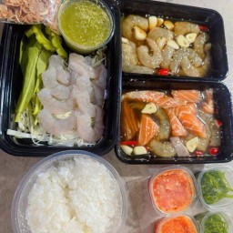 กุ้งดอง แซลมอนดอง by namkaw