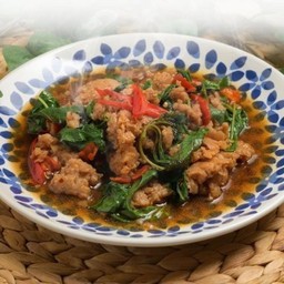 กะเพราหมูสับ OmniMeat