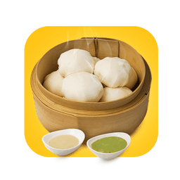 F27-หมั่นโถวนึ่งซอสสังขยาใบเตย