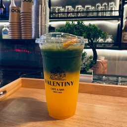 Orange Juice Matcha มัทฉะนํ้าส้ม