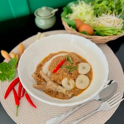 ขนมจีน น้ำยาป่าตีนไก่