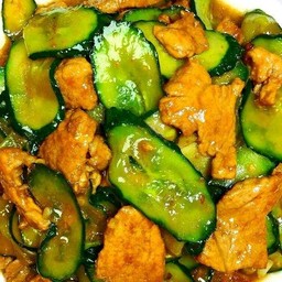 黄瓜片炒肉