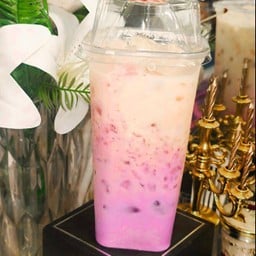 มะพร้าวนมสด + นมเผือกเย็น