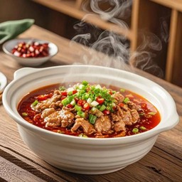 一碗水煮肉片 猪肉
