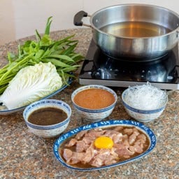 (L) ชุดสุกี้ไก่หมักนุ่ม  SIZE L 4-5 ท่าน บรรจุถุงสูญญากาศ