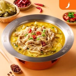 เนื้อวัวสไลซ์น้ำซุปสีทอง