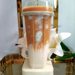 มะพร้าวนมสด + ชาไทยปั่น