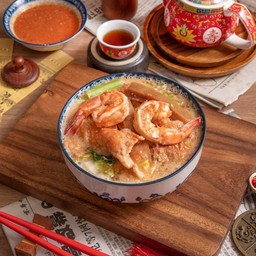 สุกี้น้ำหมูหมัก+กุ้ง