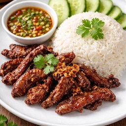 ข้าวหมูเเดดเดียว