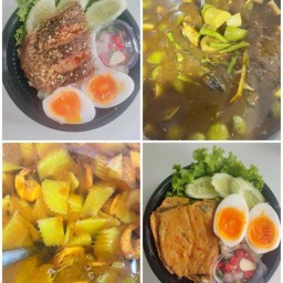 ข้าวแกงใต้นายหัว ข้าวปลาแกะ ข้าวห่อหมกย่าง