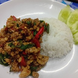 ข้าวราดกระเพราเป็ด