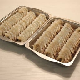 กุ้งแช่น้ำปลา คะน้ากรอบ เรวดี