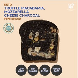 5 x KETO TRUFFLE & CHEESE CHARCOAL Mini Bread Loaf