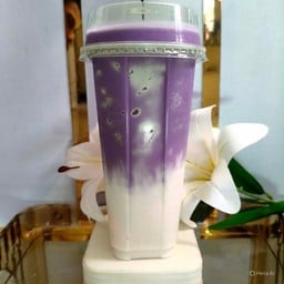 มะพร้าวนมสด + นมเผือกปั่น