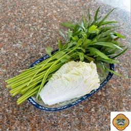 ชุดผักรวมสุกี้ (ผักกาด+ผักบุ้ง+ขึ้นฉ่าย)