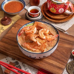 สุกี้น้ำไก่+กุ้ง