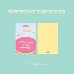 Joy and love Postcard
