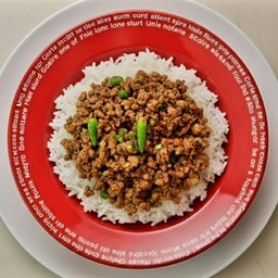 น้ำพริกผัดโคราช+ข้าวหอมมะลิ