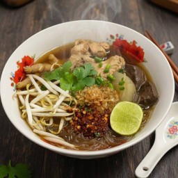 KN Good food ต้มเส้นสุดแซ่บ หมี่ไก่ฉีก หมี่คลุก