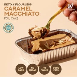 FLOURLESS CARAMEL MACCHIATO CAKE LOAF