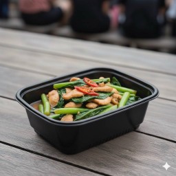 ผัดคะน้าน้ำมันหอย