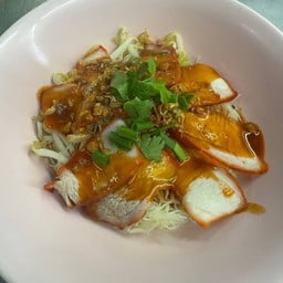 เส้นหมี่ขาวหมูแดง แห้ง