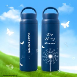 Navy Blue Stainless Tumbler