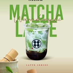 เครื่องดื่มวาราบิโมจิมัทฉะ ลาเต้ ไซส์เล็ก (12 Oz)