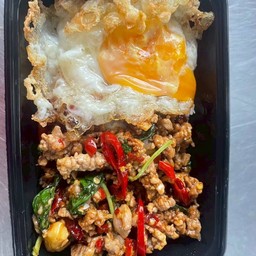 ข้าวกระเพราหมูสับ