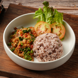 ข้าวกะเพราหมูสับ