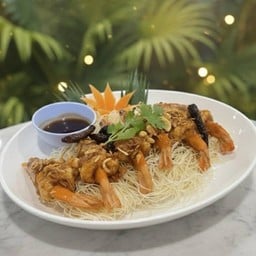 กุ้งทอดราดซอสมะขาม