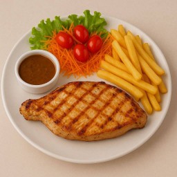 สเต็กหมูดั้งเดิมPork Steak