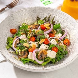 Grilled Mushroom & Fresh Tofu Salad