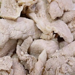 หมูสไลด์(สันนอก)ลวก