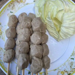 ลูกชิ้นเนื้อล้วน(แป้งน้อย)