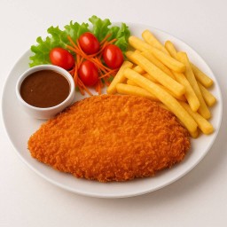 สเต็กไก่คริสปี้ Crispy Chicken