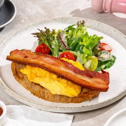 Egg Bacon Toast