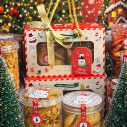เซ็ตคู่ Cookie butter + Conflake กล่องคริสมาสต์