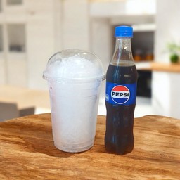 แป๊ปซี่+น้ำแข็งแก้วโอ่ง