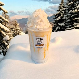 นมสดคาราเมล ปั่น