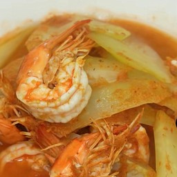 แกงส้มมะละกอกุ้ง