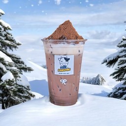 นมสด โอวัลตินภูเขาไฟ