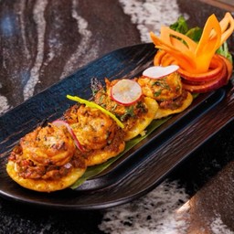 Prawn Angara Tostadas