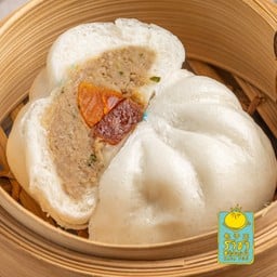 ซาลาเปาราชา (หมูสับ+ไข่เค็ม+กุนเชียง)-ราชาซาลาเปา